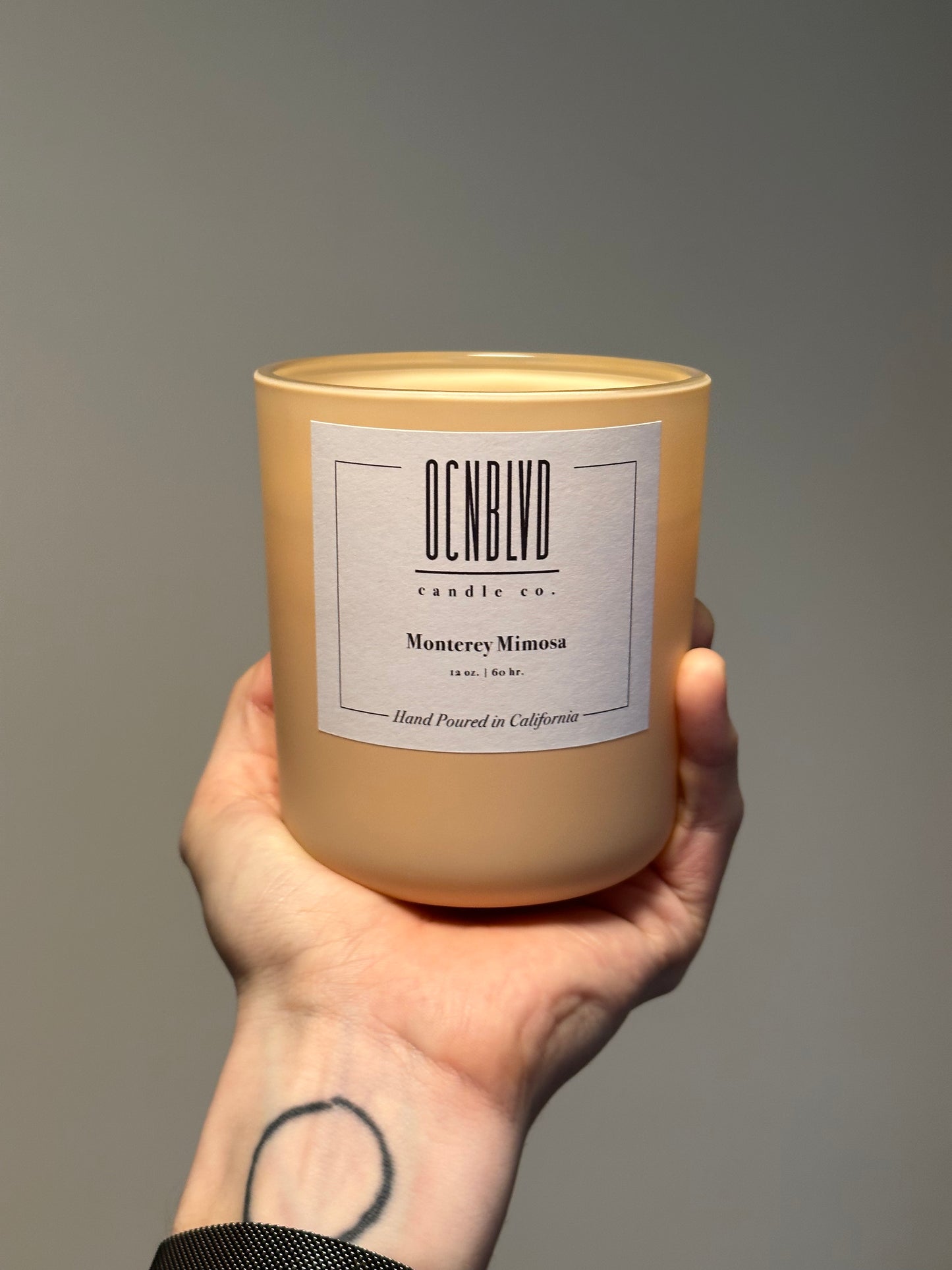 Monterey Mimosa - 12 oz. Hand Poured Wood Wick Candle